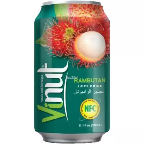 VINUT nápoj s příchutí rambutan 330ML (NUOC CHOM CHOM)