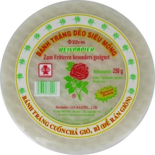 Gia Bao rýžový papír 22cm 250g