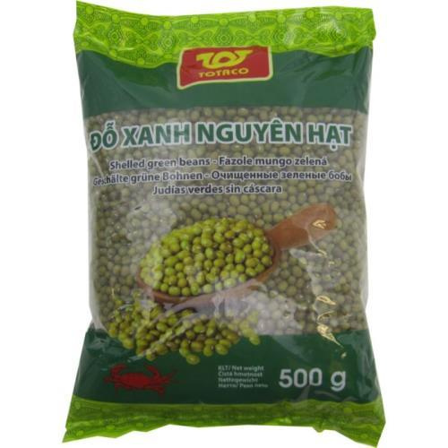 TOTACO fazole mungo zelená celá 500g (DO XANH NGUYEN HAT)