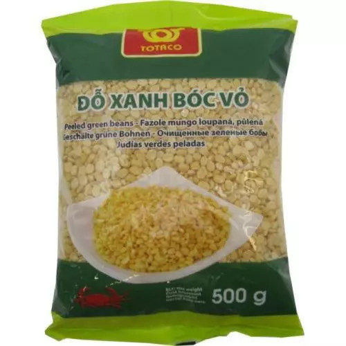 TOTACO fazole mungo loupaná 500g (DO XANH XAT VO)