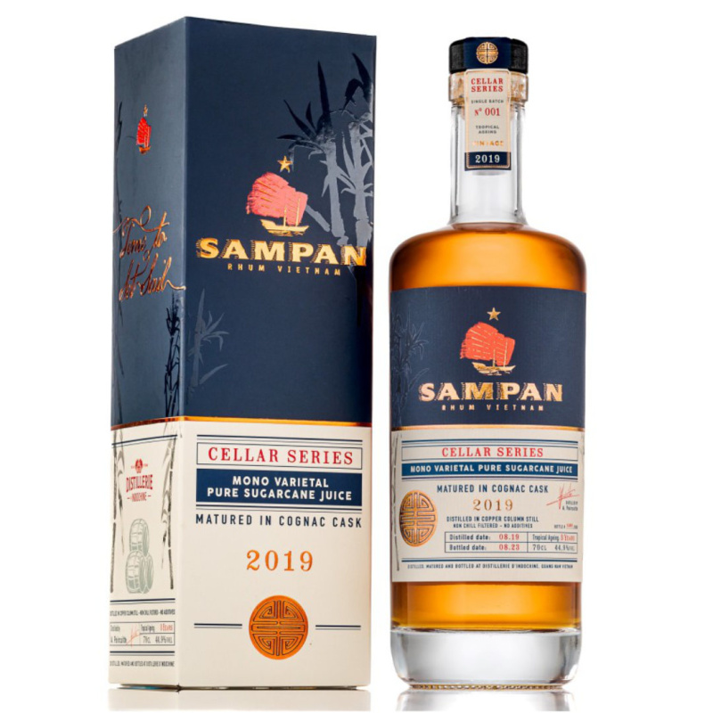 Sampan Cellar Series 2019 Cognac Cask 44,9% 0,7l (dárková krabice)