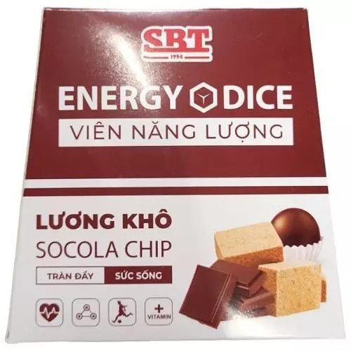 SBT ENERGY DICE energetické kostky s cokoladou 180g
