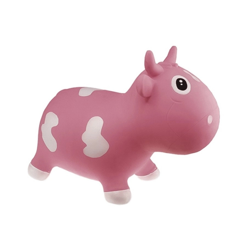 Kidzzfarm skákací kravička milk cow junior růžová - 1 kus