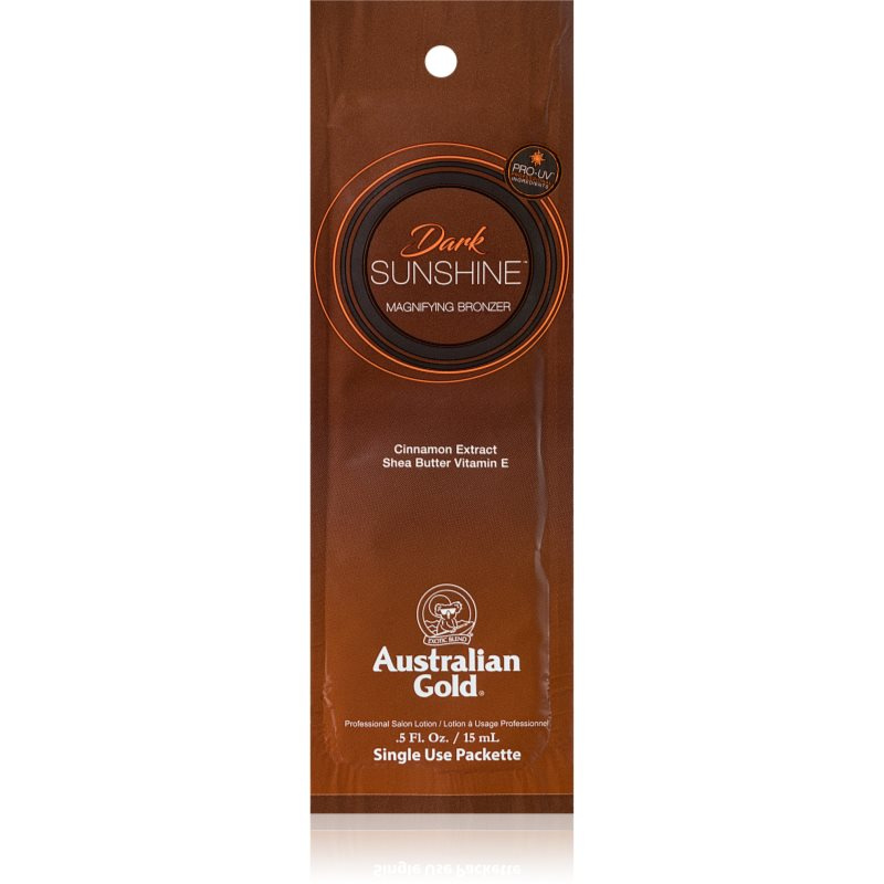 Australian Gold Dark Sunshine Magnifying Bronzer bronzer na obličej a tělo 15 ml