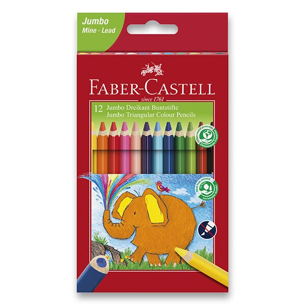 Faber-Castell Pastelky Extra Jumbo 12ks