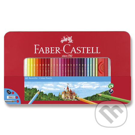 Pastelky Faber Castell šestihranné dárkový box 60ks Faber-Castell