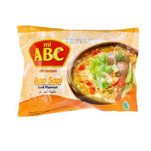 ABC instantní nudle s hovězí příchutí 70g IDN