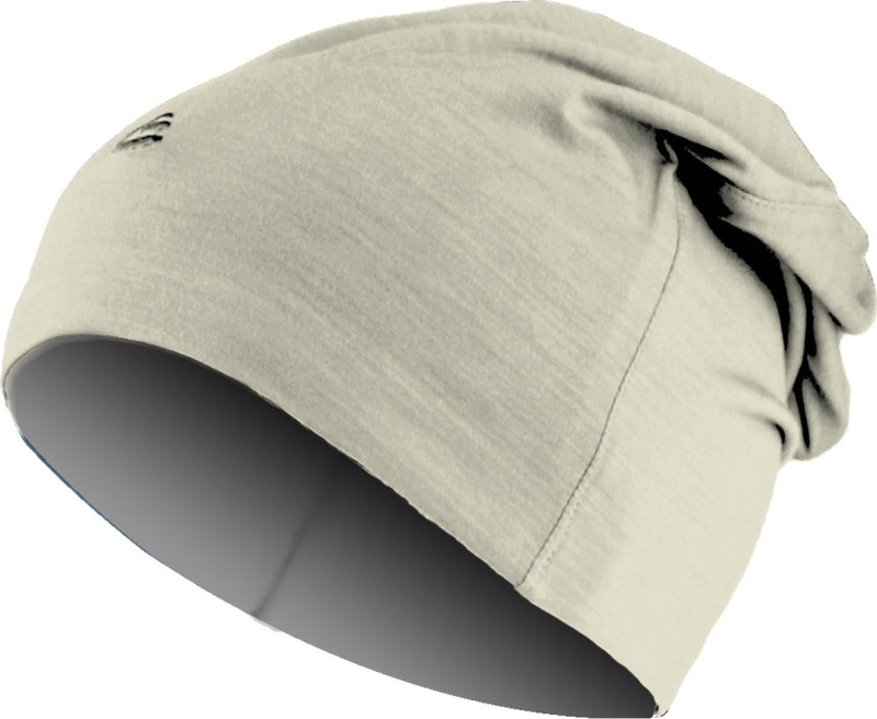 Unisex merino čepice LASTING Boly béžová Velikost: L/XL