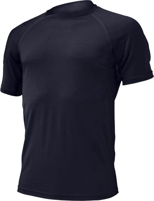 Pánské merino triko LASTING Quido tmavě modré Velikost: XXXL
