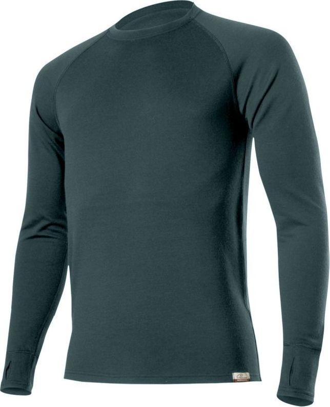 Pánské merino triko LASTING Wity petrolejové Velikost: L