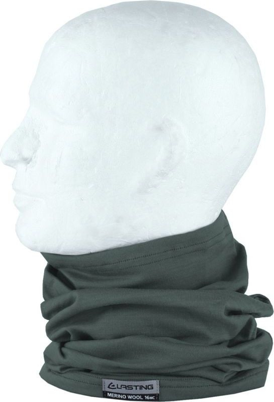 Unisex merino nákrčník LASTING Tul zelený Velikost: UNI