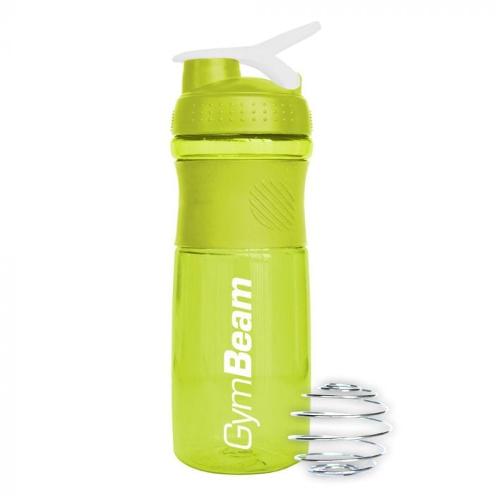 GymBeam Šejkr Sportmixer Green White 760 ml