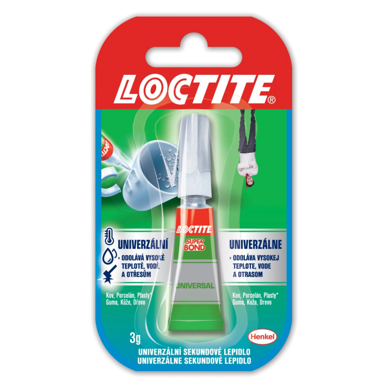 Vteřinové lepidlo Loctite Super Bond Liquid, 3 g