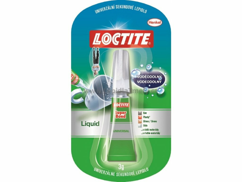 Vteřinové lepidlo Loctite Super Bond Liquid, 3 g