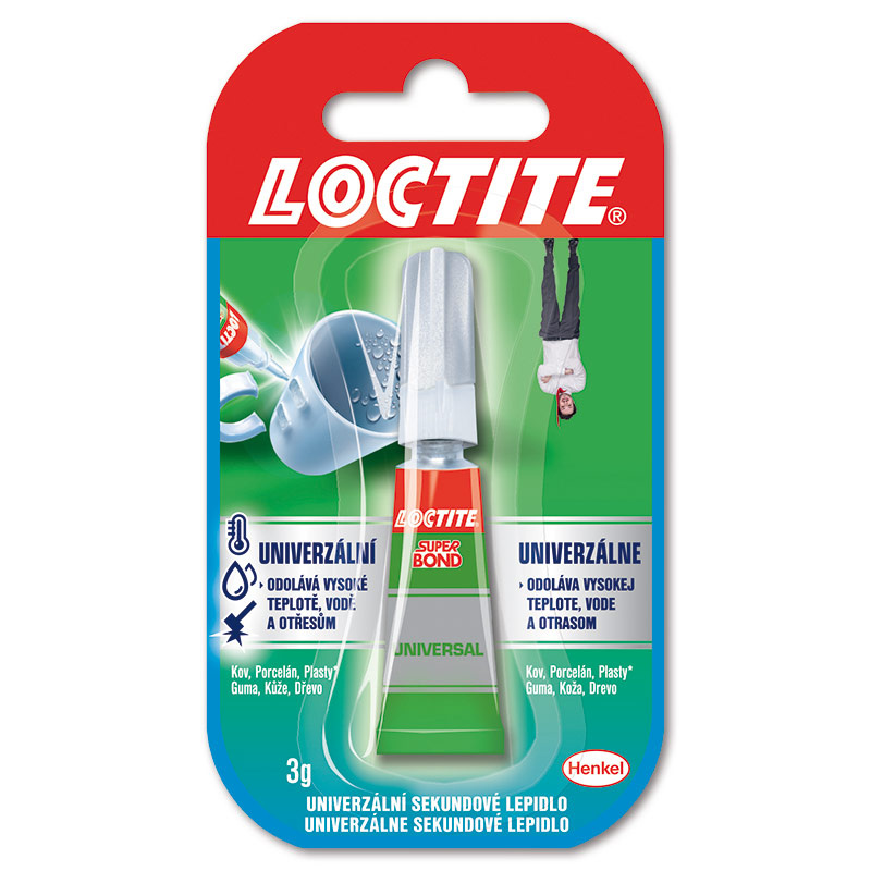 Vteřinové lepidlo Loctite Super Bond Liquid, 3 g