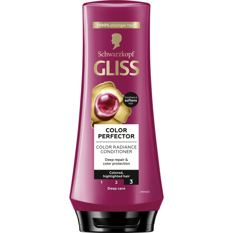 Schwarzkopf Gliss Color Perfector ochranný kondicionér pro barvené vlasy 200 ml