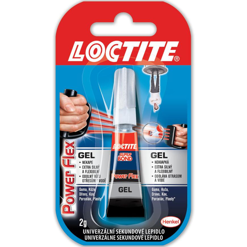 Vteřinové lepidlo Loctite Super Bond Gel, 2 g