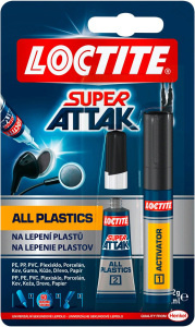 Super attak all plastics 2g+4ml