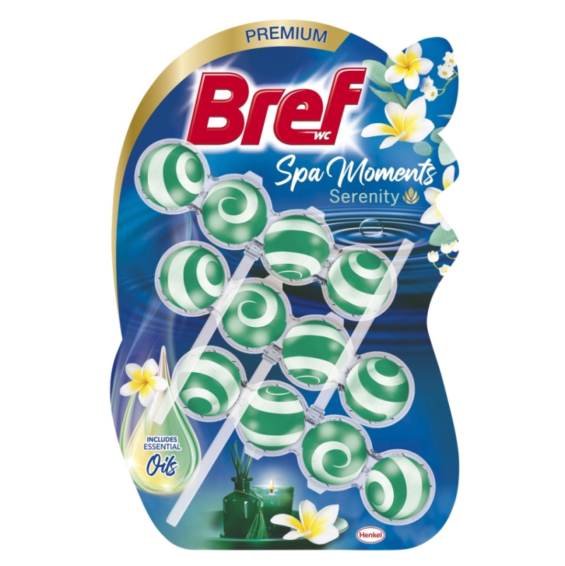 BREF Spa Moments Tuhý WC blok Serenity 3 x 50 g
