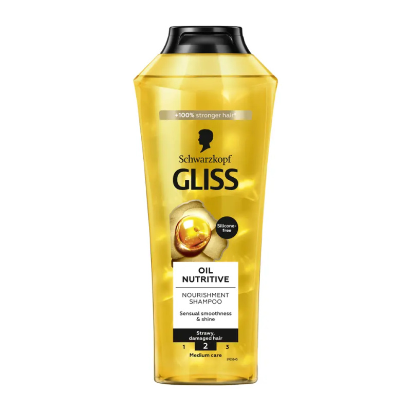 Schwarzkopf Gliss Oil Nutritive vyživující šampon s olejem 400 ml
