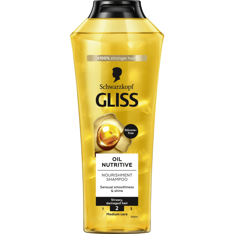 Schwarzkopf Gliss Oil Nutritive vyživující šampon s olejem 400 ml