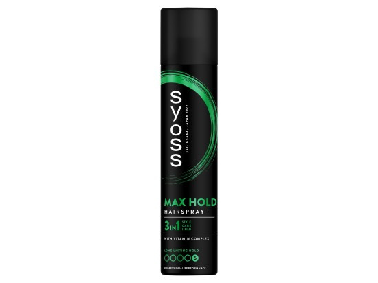 Syoss Max Hold lak na vlasy s extra silnou fixací 300 ml