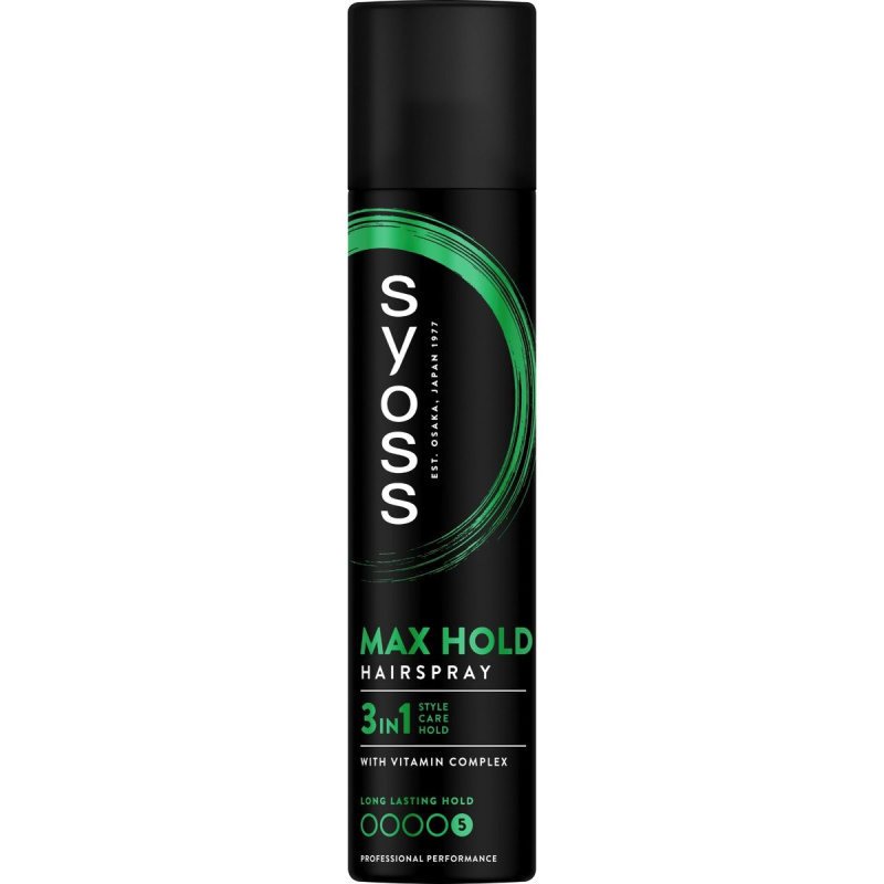 Syoss Max Hold lak na vlasy s extra silnou fixací 300 ml