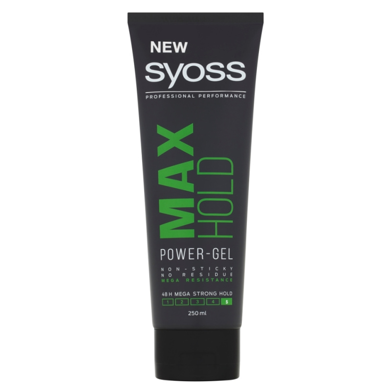 Syoss Max Hold gel na vlasy se silnou fixací 250 ml