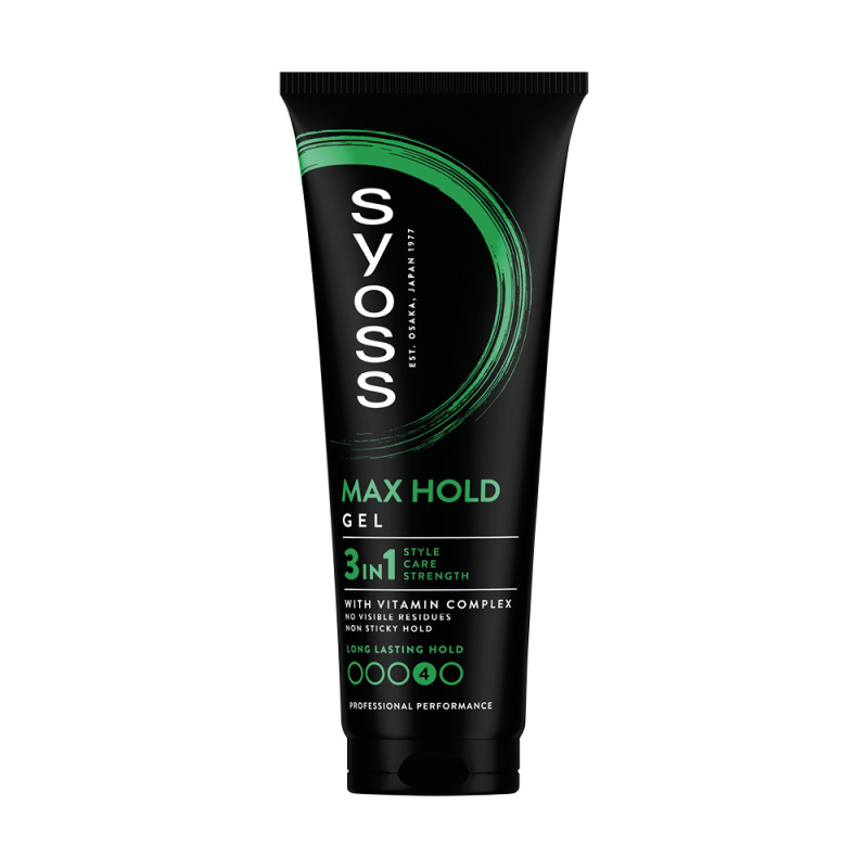 Syoss Max Hold gel na vlasy se silnou fixací 250 ml