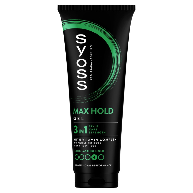 Syoss Max Hold gel na vlasy se silnou fixací 250 ml
