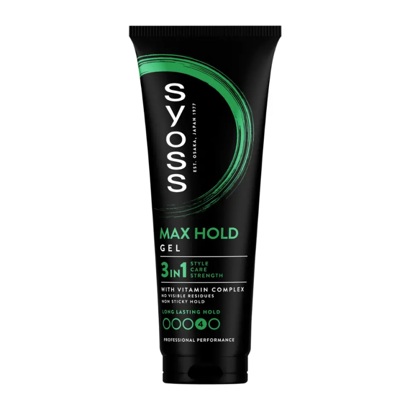 Syoss Max Hold gel na vlasy se silnou fixací 250 ml