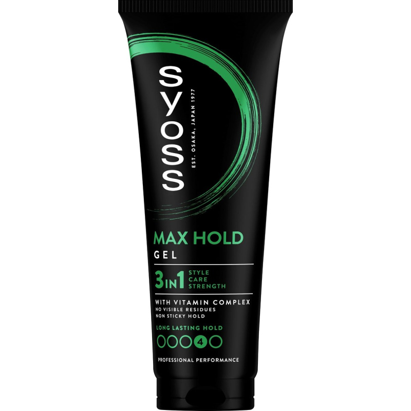 Syoss Max Hold gel na vlasy se silnou fixací 250 ml