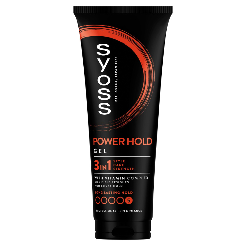 Syoss Power Hold tvarující gel s extra silnou fixací 250 ml