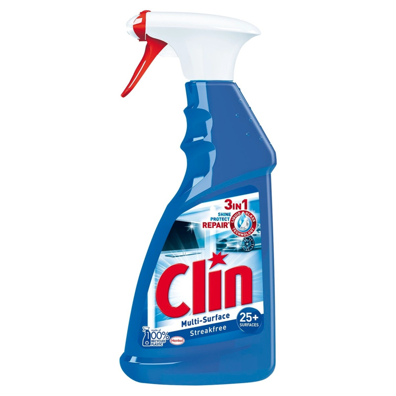 Clin Multi Shine Univerzální čistič na lesklé povrchy, rozprašovač, 500 ml
