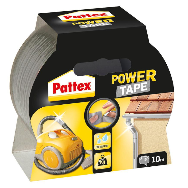 Lepicí páska Pattex Power 50 mm x 10 m - stříbrná