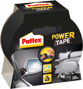 Pattex Power Tape - třívrstvá samolepicí páska - 50 mm × 10 m, černá