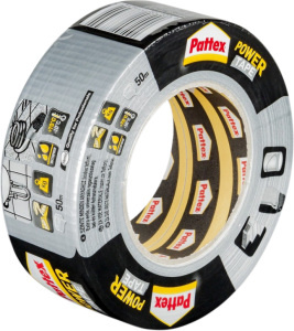 Lepicí páska Pattex Power 50 mm x 50 m - stříbrná