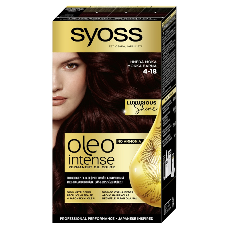 Syoss Oleo Intense 4-18 Hnědá moka