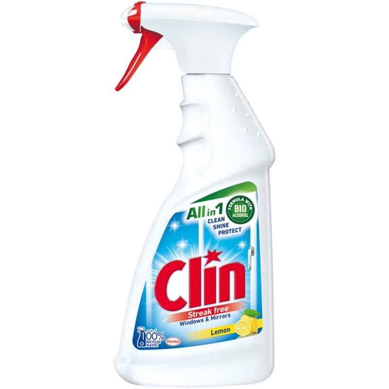 Clin Lemon čistič na okna s alkoholem