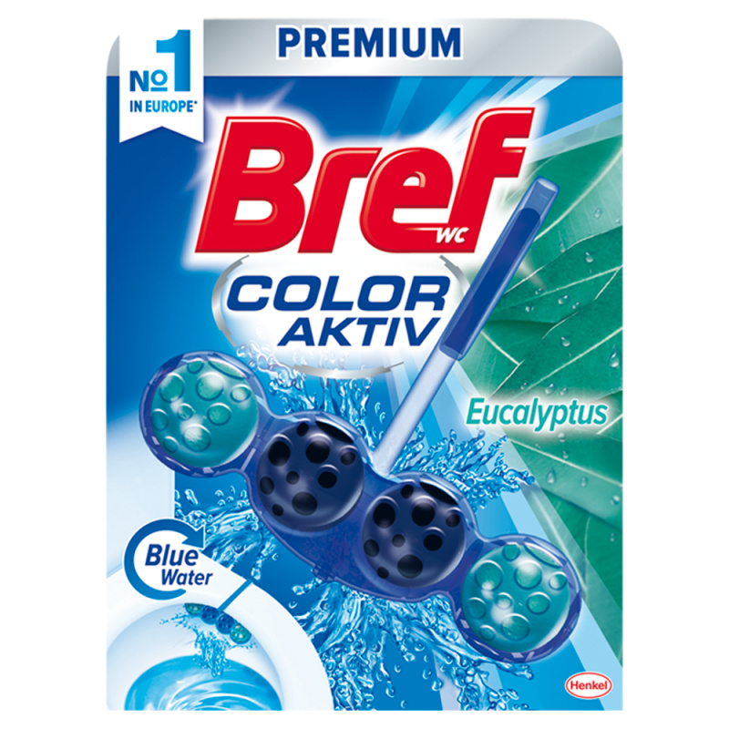 WC blok Bref Color aktiv, eukalyptus, 50 g