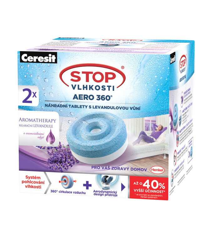 Tablety proti vlhkosti Ceresit - luční kvítí 2 ks