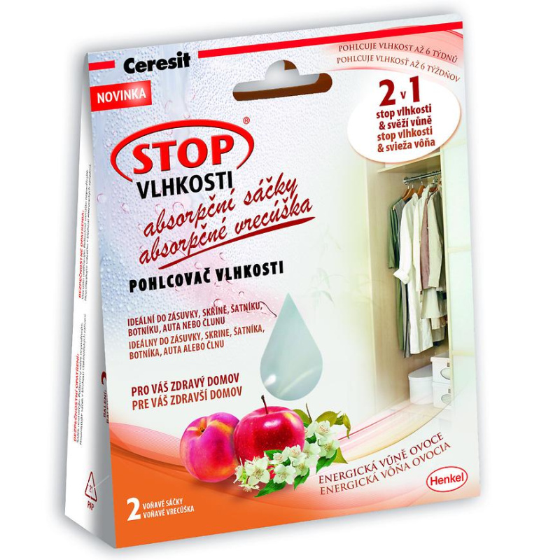 Ceresit - absorpční sáčky - vanilka, 2 × 50 g