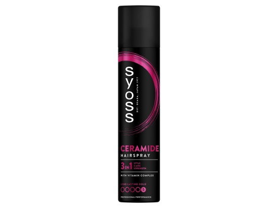 Syoss Ceramide Hairspray lak na vlasy s extra silnou fixací 300 ml