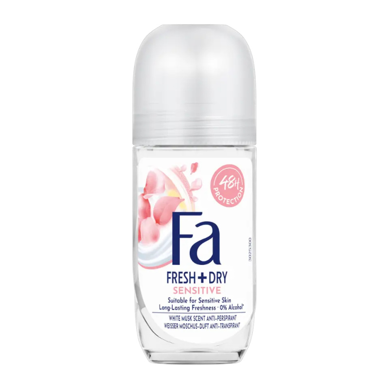 Fa Sensitive kuličkový antiperspirant, 50 ml