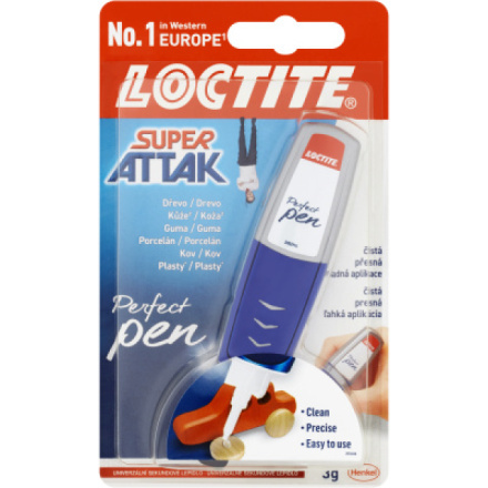 Vteřinové lepidlo Loctite Perfect Pen, gel, 3 g