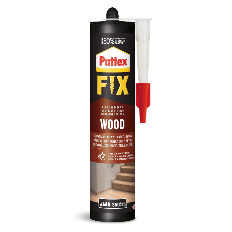 Pattex Montážní lepidlo na dřevo Fix Wood 385 g