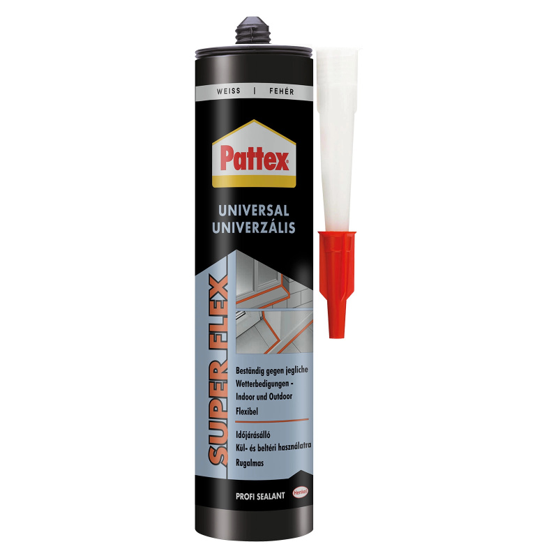 Pattex univerzální silikonový tmel bílý pro interiér a exteriér 280 ml