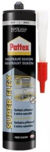 Silikon neutrální Pattex 280 ml bílá