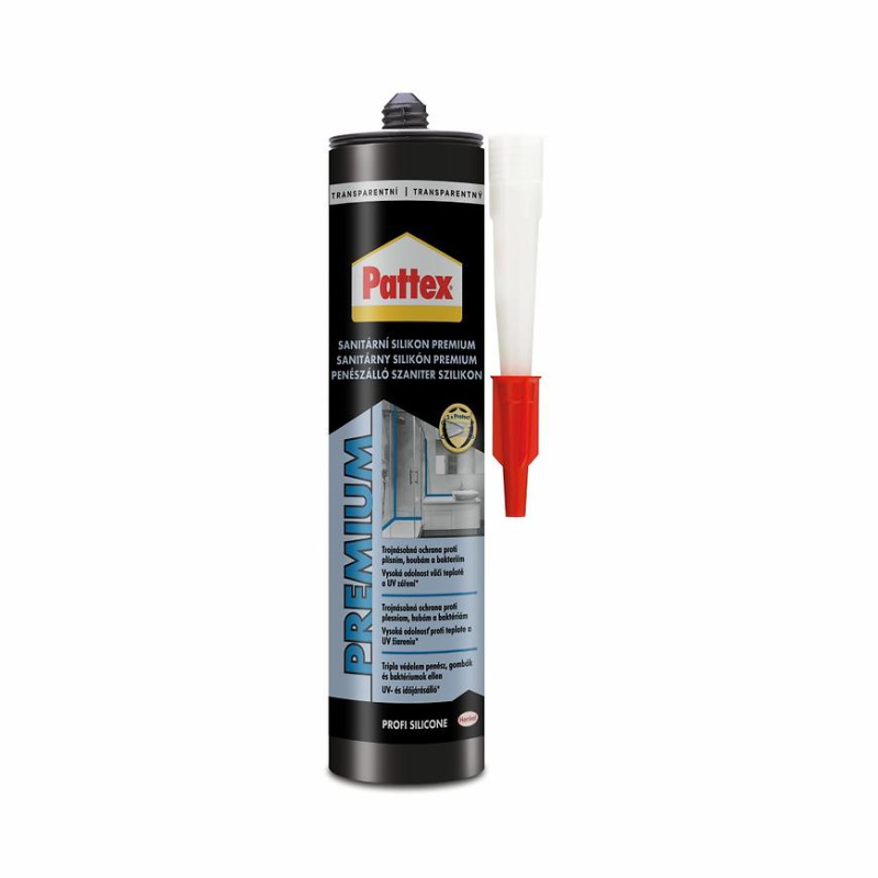 20WI PATTEX SANIT SILIKON PREMIUM-PROTI PLÍSNI- TRANSPARENT