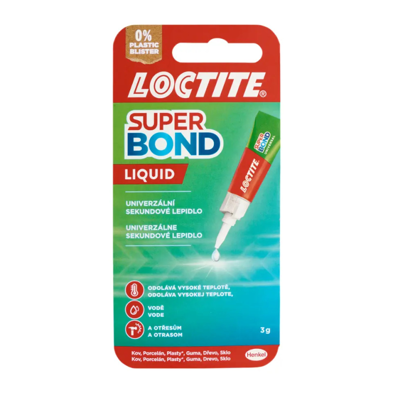 Loctite Super Bond - vteřinové lepidlo - 3 g
